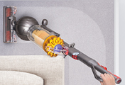 The Dyson DC42 Multi Floor upright vacuum cleaner. Latest Ball™ technology. Streamlined profile for even easier steering around the home.
