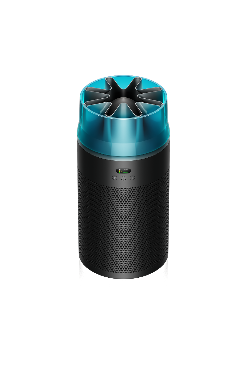 Dyson HushJet compact purifier.