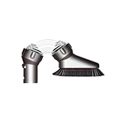 Dyson Multi-angle Brush for vacuum cleaners. Dyson accessory with fine nylon bristles to gently remove dust from areas that are awkward to clean.